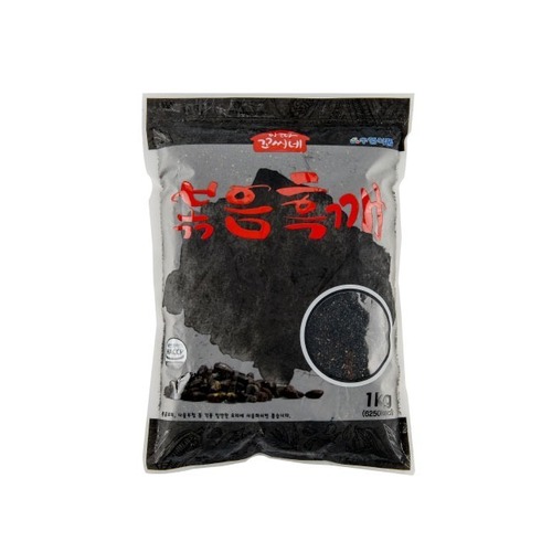 우영 볶음흑깨1kg (중국산 흑임자100%)